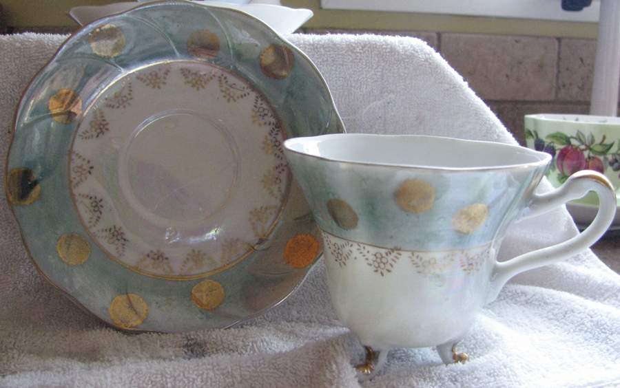 FCJ66 Footed Cup & Saucer Set by Fine China of Japan-1