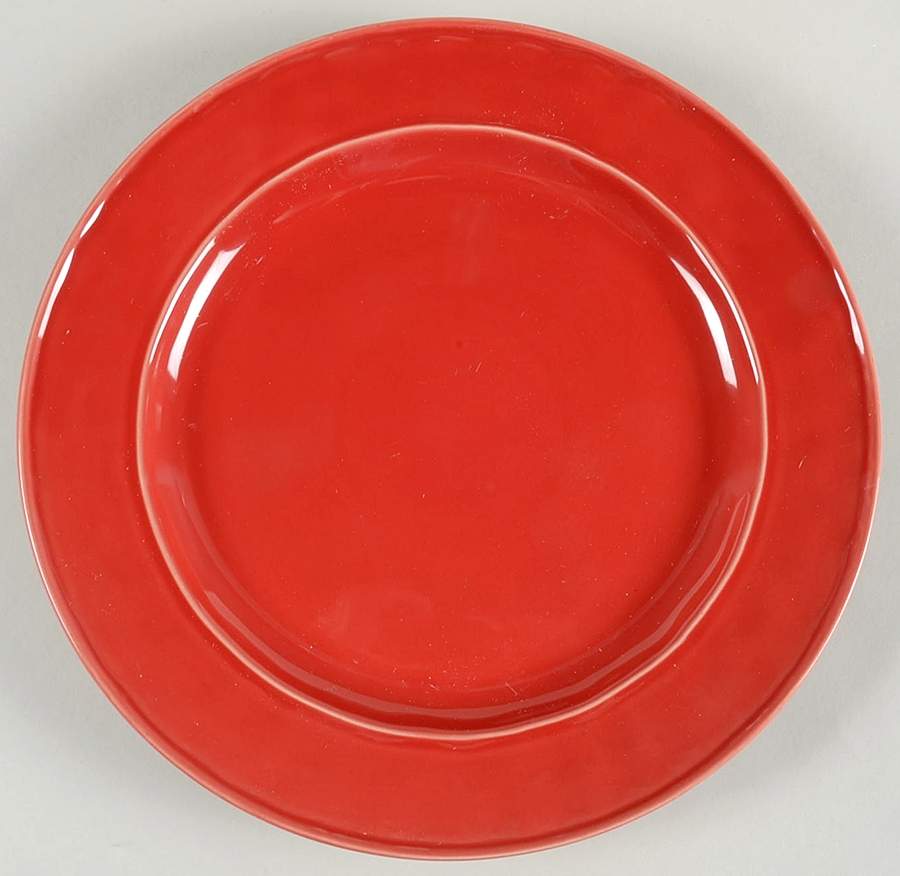 Fontina Red Dinner Plate by Food Network-1