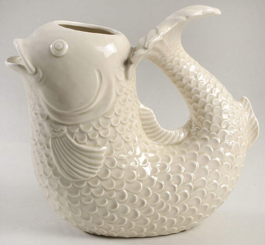 Shell with Fish (Giftware) 32 Oz Pitcher by Fitz & Floyd-1
