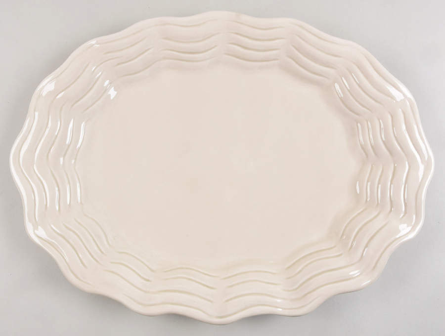 Shell with Fish (Giftware) 18" Wave Platter by Fitz & Floyd-1