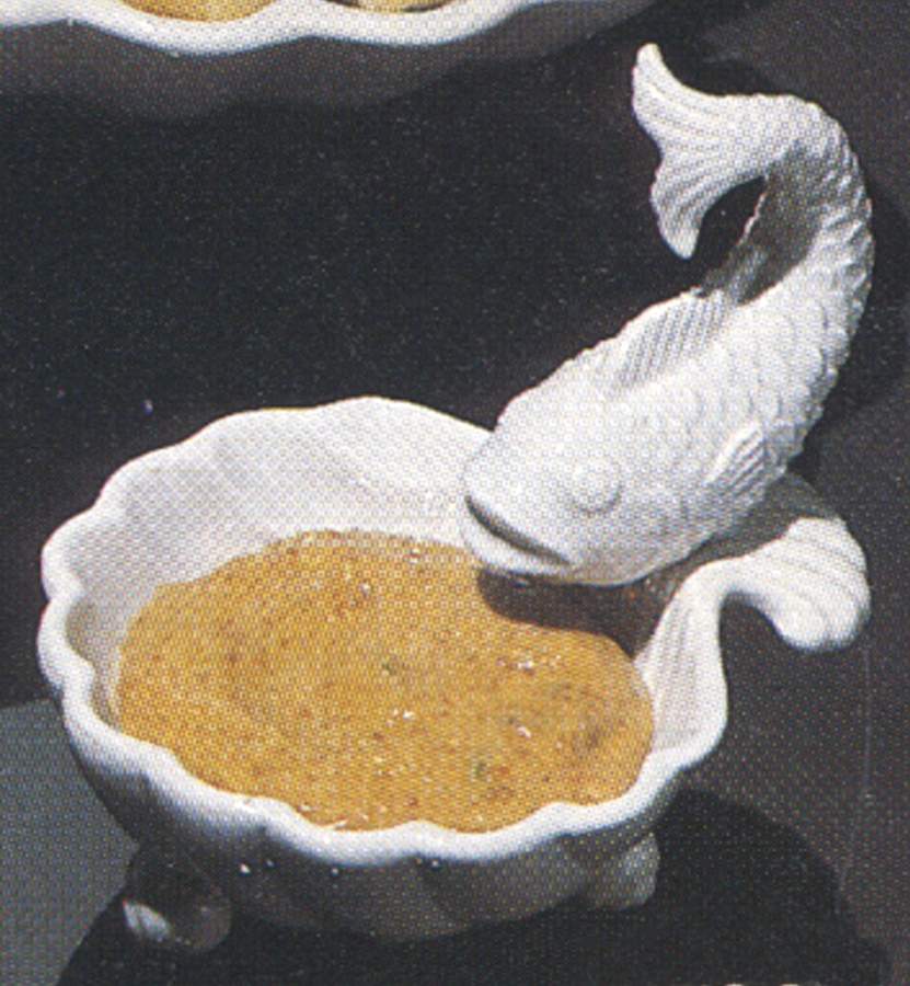 Shell with Fish (Giftware) Small Shell Shaped Dish by Fitz & Floyd-1
