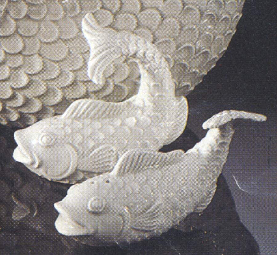 Shell with Fish (Giftware) Salt & Pepper Set by Fitz & Floyd-1
