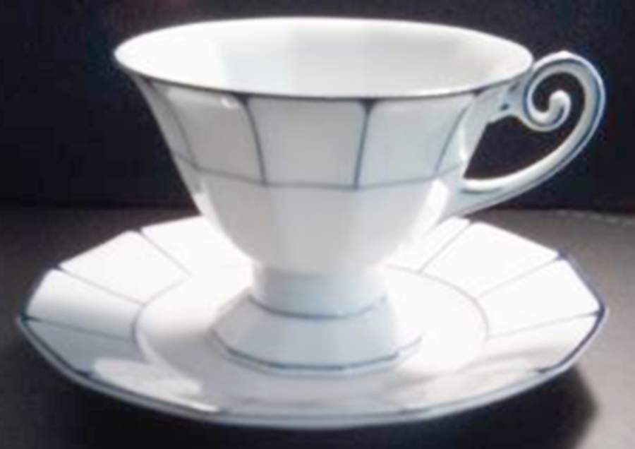 35475 Footed Cup & Saucer Set by Fraureuth-1
