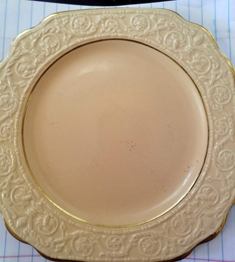 FIL26 Square Salad Plate by S Fieldings & Co.-1