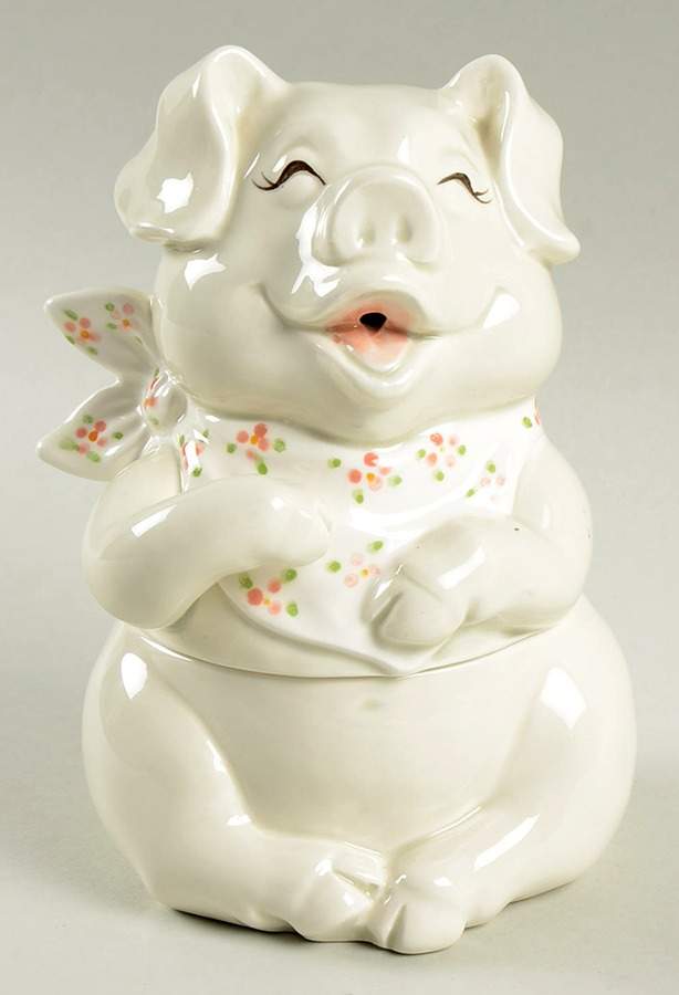 Pigs (Two Piece) String Caddy by Fitz & Floyd-1