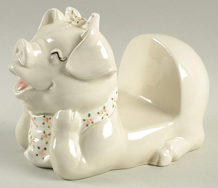 Pigs Napkin Holder by Fitz & Floyd-1