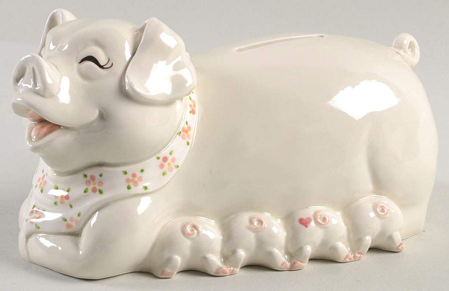 Pigs Bank by Fitz & Floyd-1