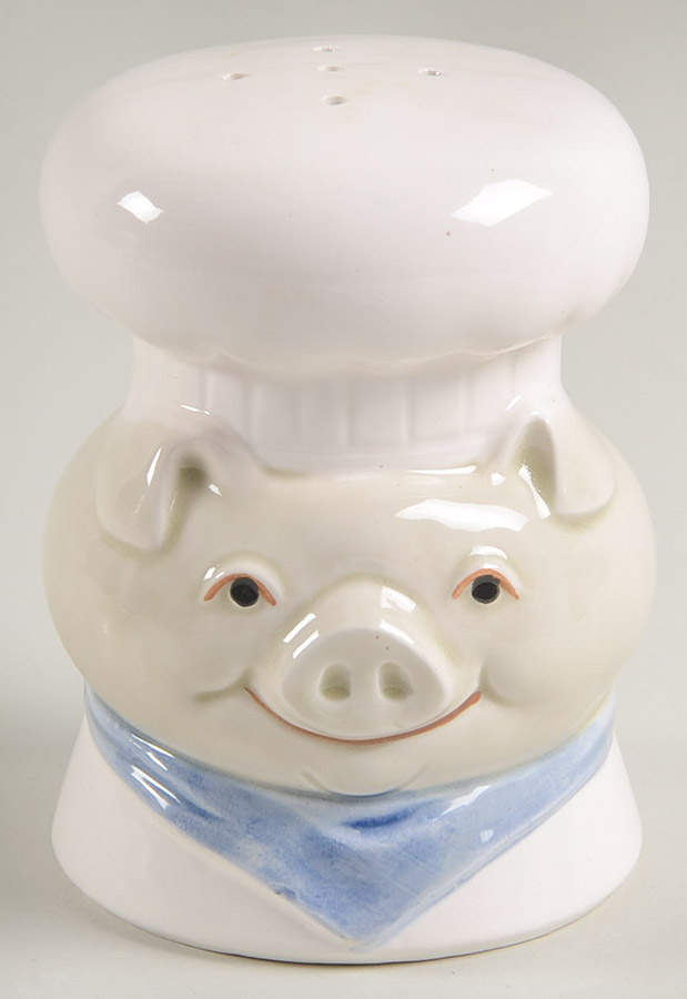 Pigs Figural Pepper Shaker by Fitz & Floyd-1