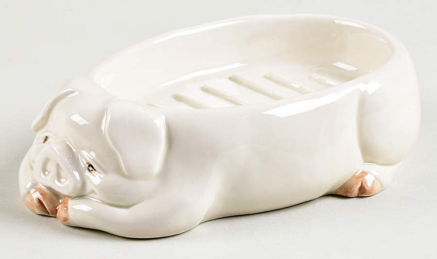 Pigs Soap Dish by Fitz & Floyd-1