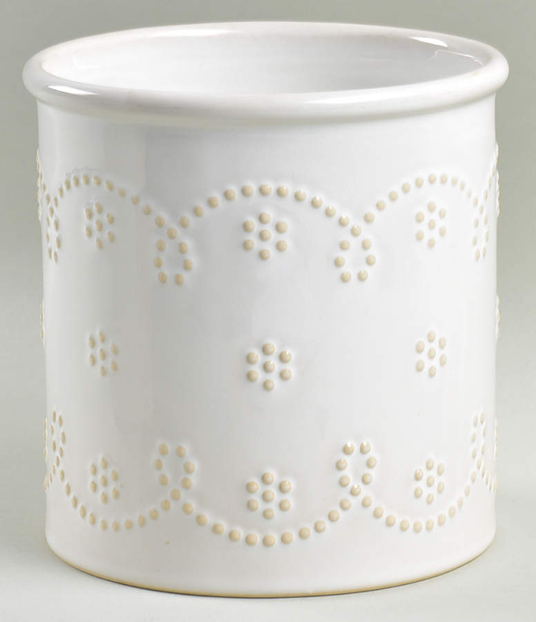 Fontinella White Utensil Holder by Food Network-1