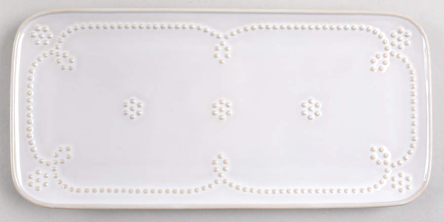 Fontinella White Tray for 2 Tier Rectangular Tray Set by Food Network-1