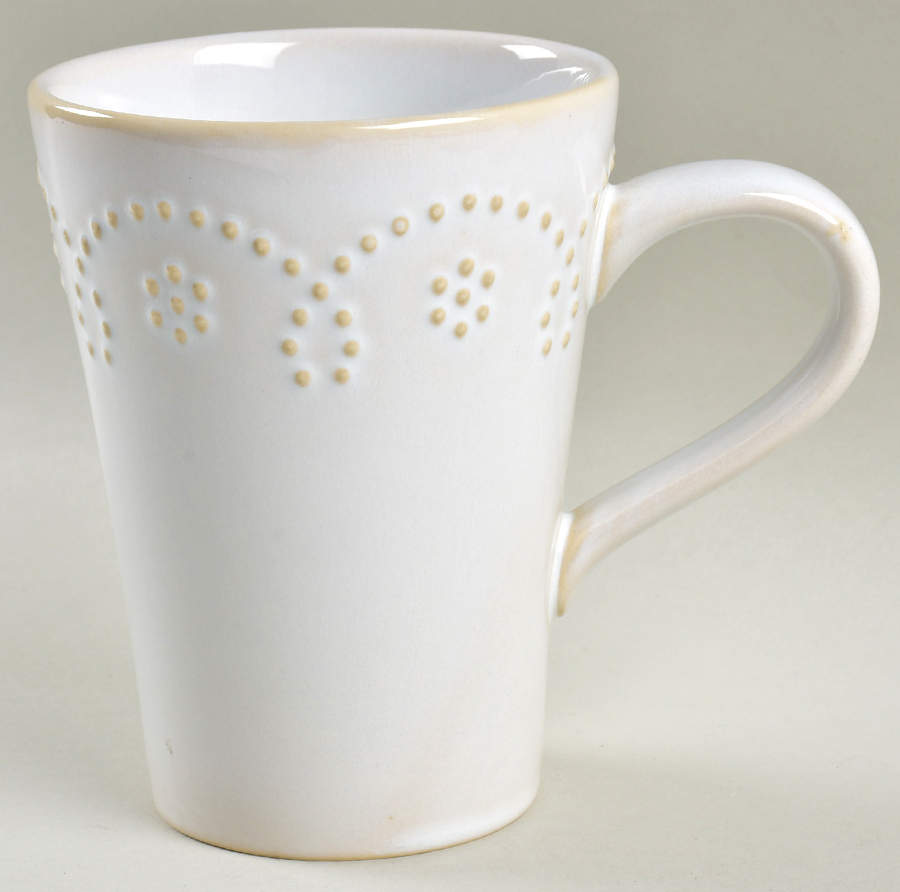 Fontinella White Mug by Food Network-1