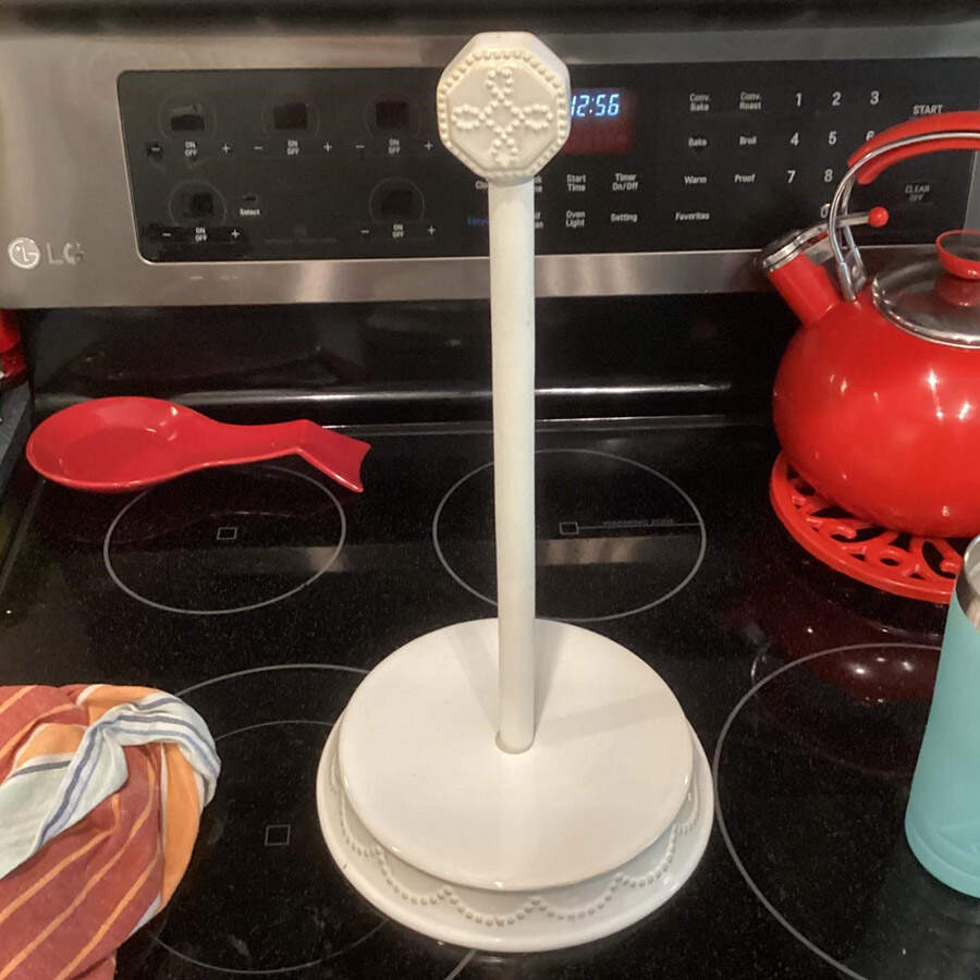 Fontinella White Paper Towel Holder by Food Network-1