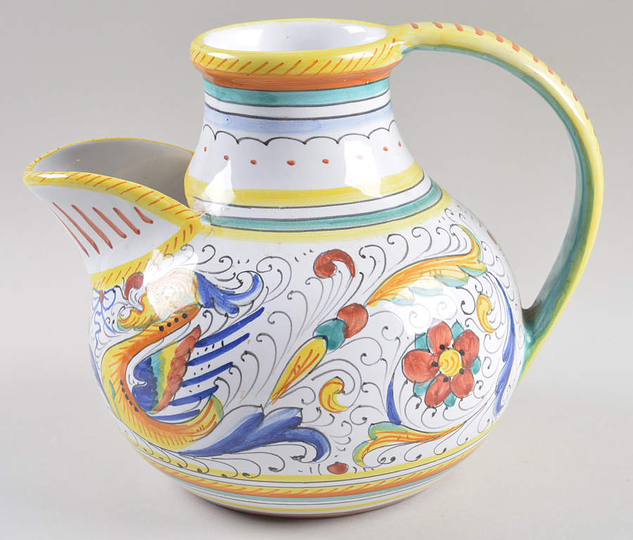 Raffaellesco 56 Oz Pitcher by Fima Deruta-1