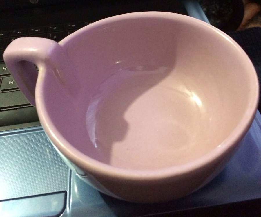 Westwind Wisteria (Lavender) Soup Mug by Frankoma-1