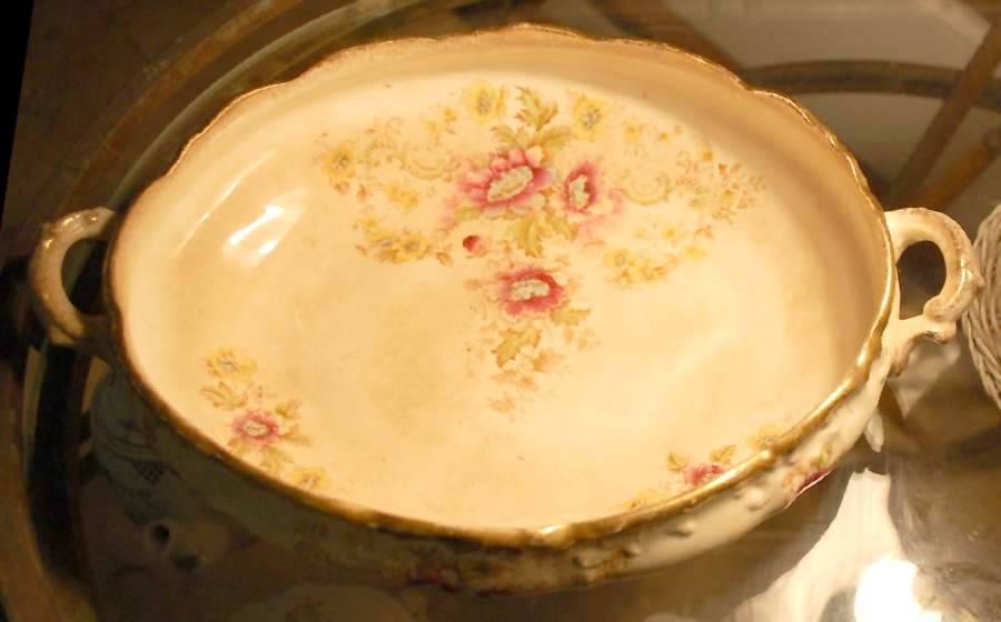 Chester 10" Handled Oval Vegetable Bowl by S Fieldings & Co.-1
