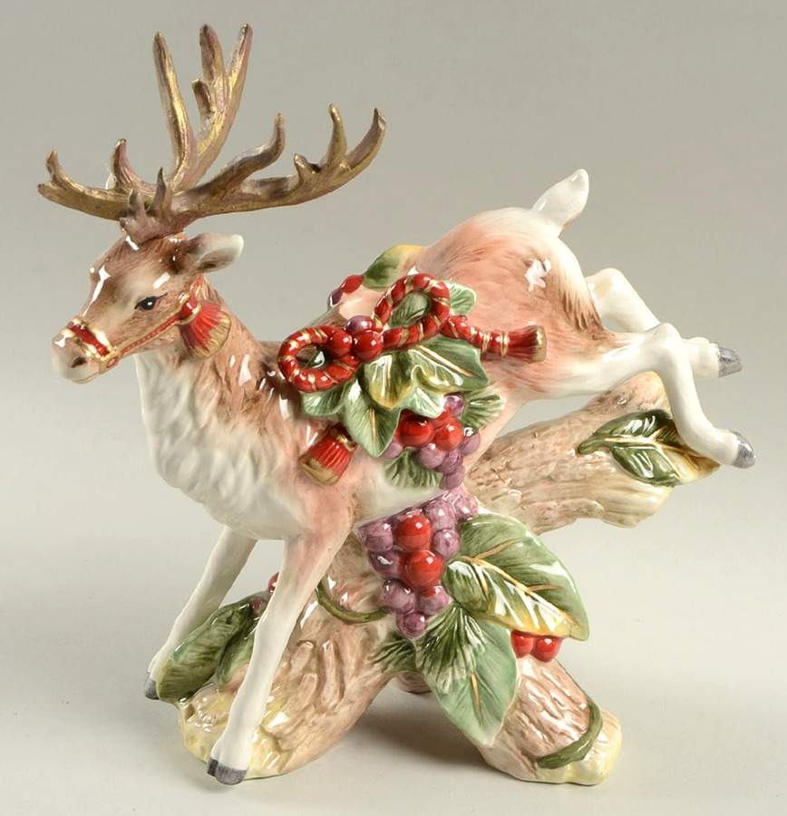 Regal Holiday Figural Candlestick by Fitz & Floyd-1