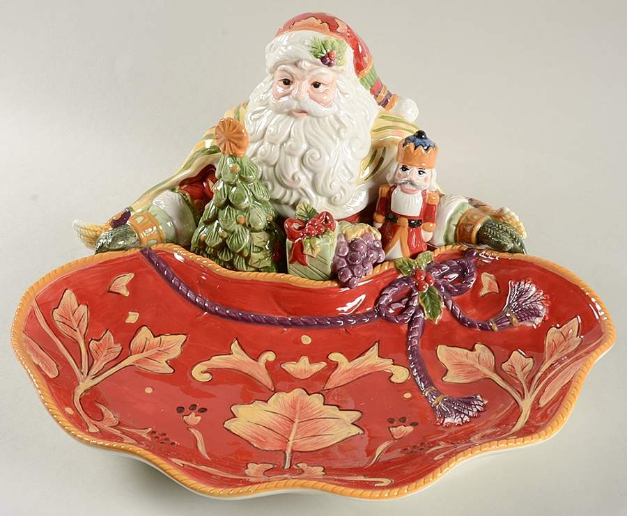 Regal Holiday Santa Server by Fitz & Floyd-1