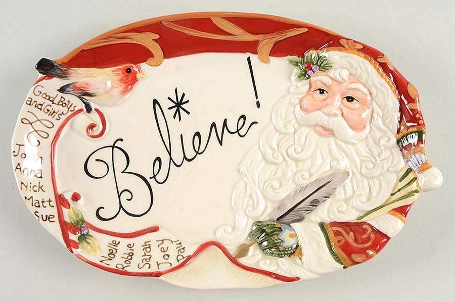 Regal Holiday Sentiment Tray by Fitz & Floyd-1