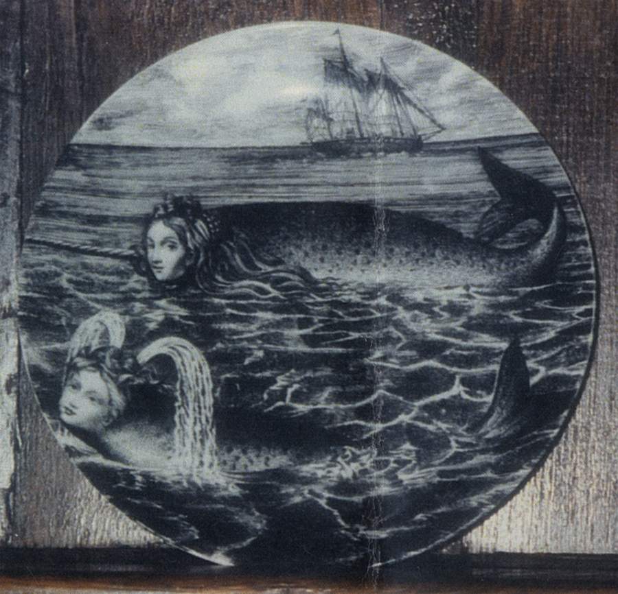 Sirene Salad Plate by Piero Fornasetti-1