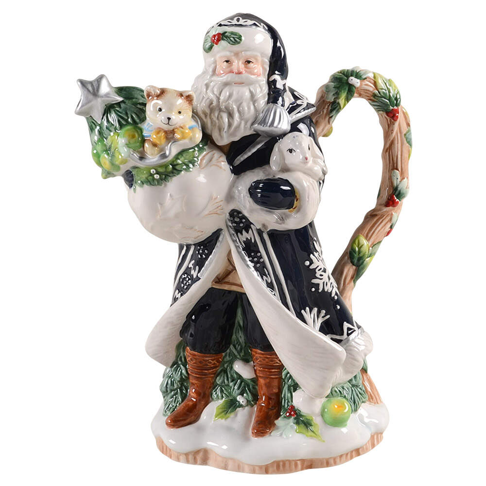 Bristol Figural Pitcher & Lid by Fitz & Floyd-1