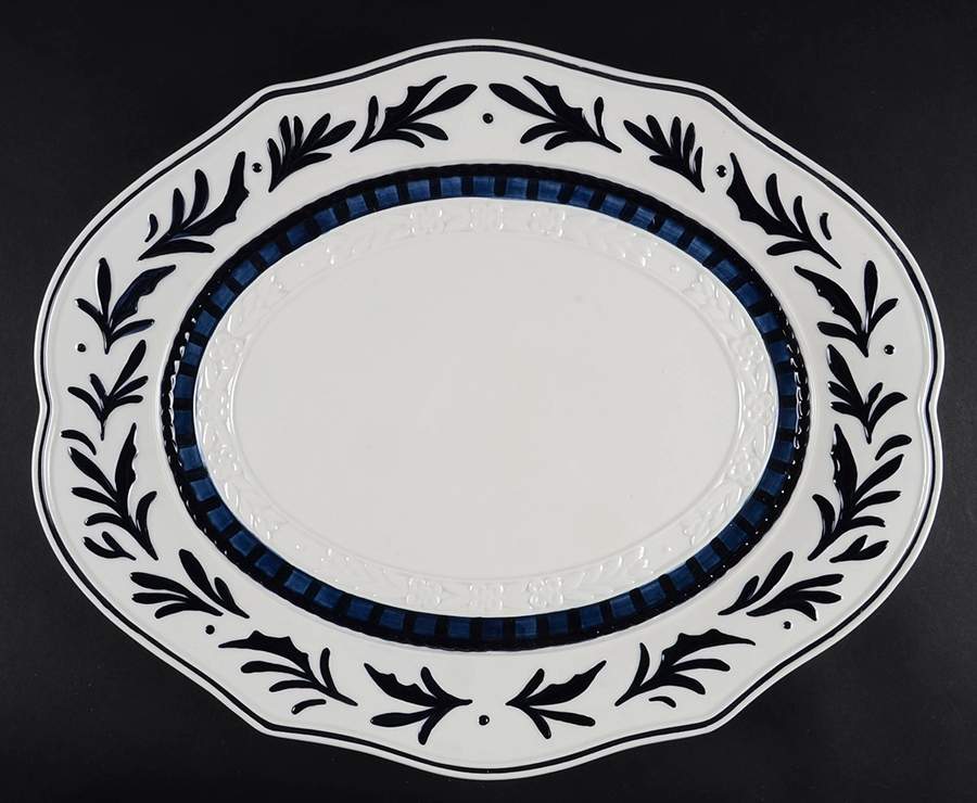 Bristol 17" Oval Serving Platter by Fitz & Floyd-1