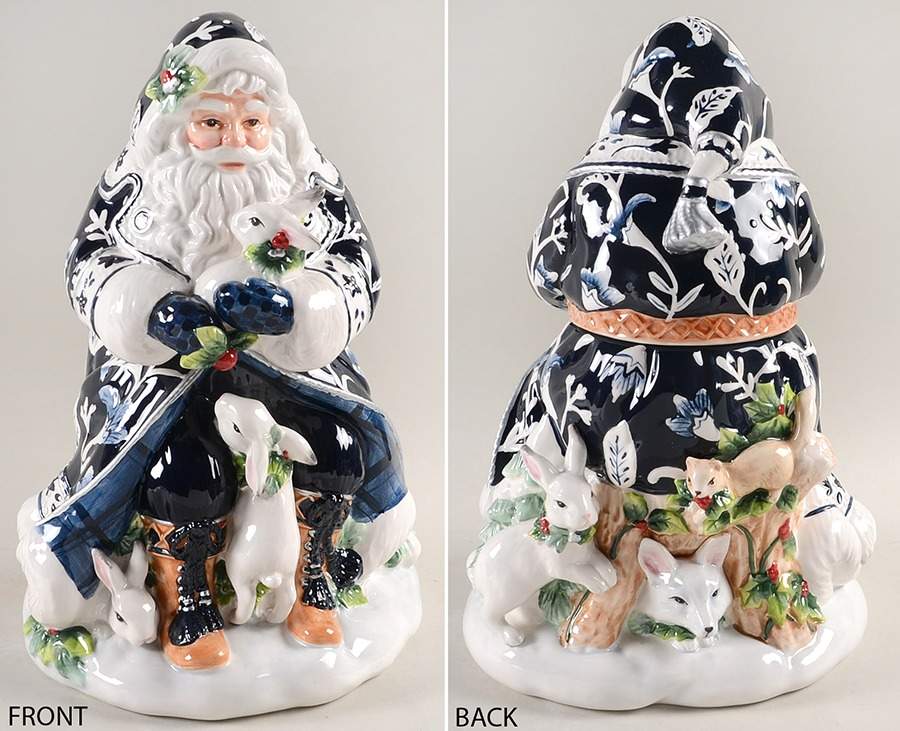 Bristol Figural Cookie Jar & Lid by Fitz & Floyd-1