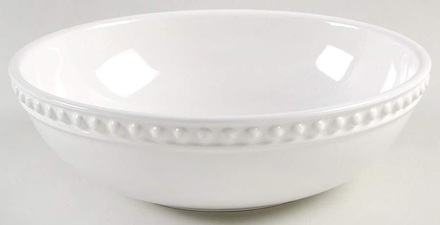 Delmar White 9" Round Serving Bowl by Fapor (Portugal)-1