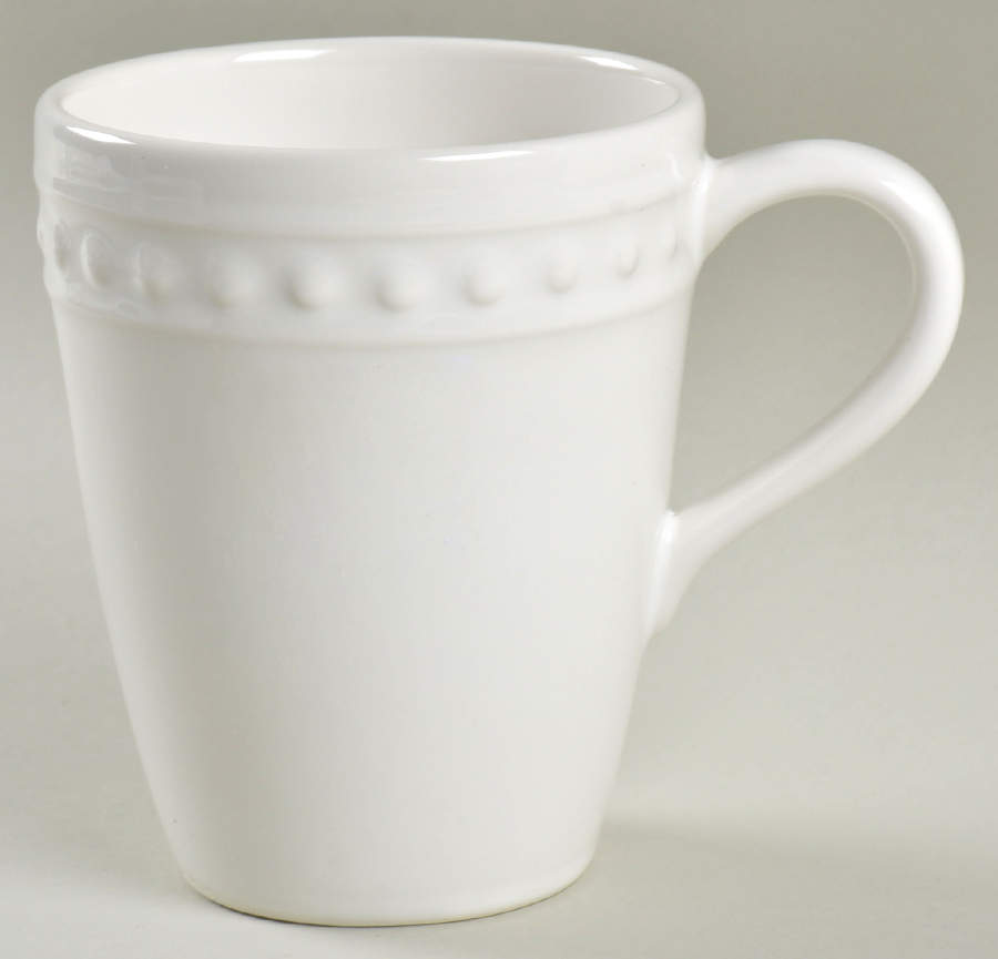 Delmar White Mug by Fapor (Portugal)-1