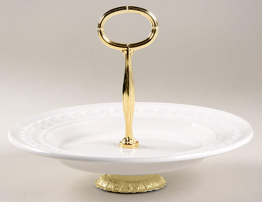 Delmar White 6" - 7" Tidbit (from Salad Plate) HC by Fapor (Portugal)-1