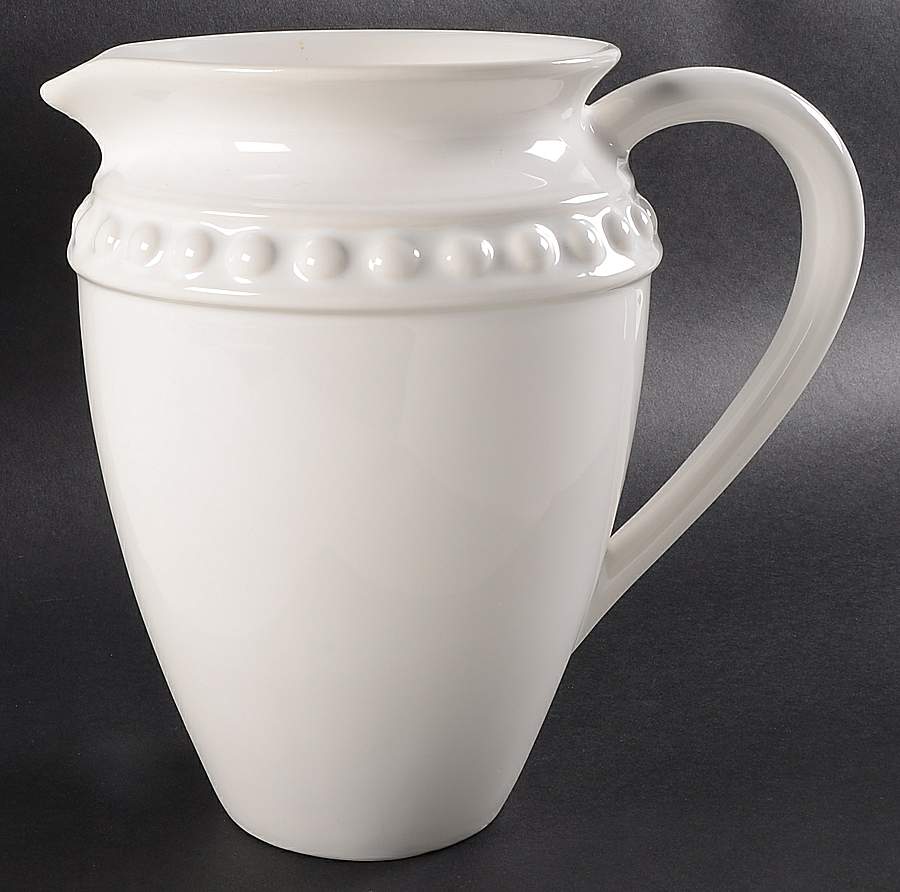 Delmar White 64 Oz Pitcher by Fapor (Portugal)-1