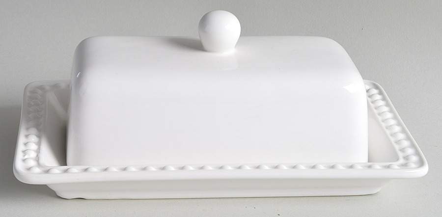 Delmar White 1/4 Lb Covered Butter by Fapor (Portugal)-1