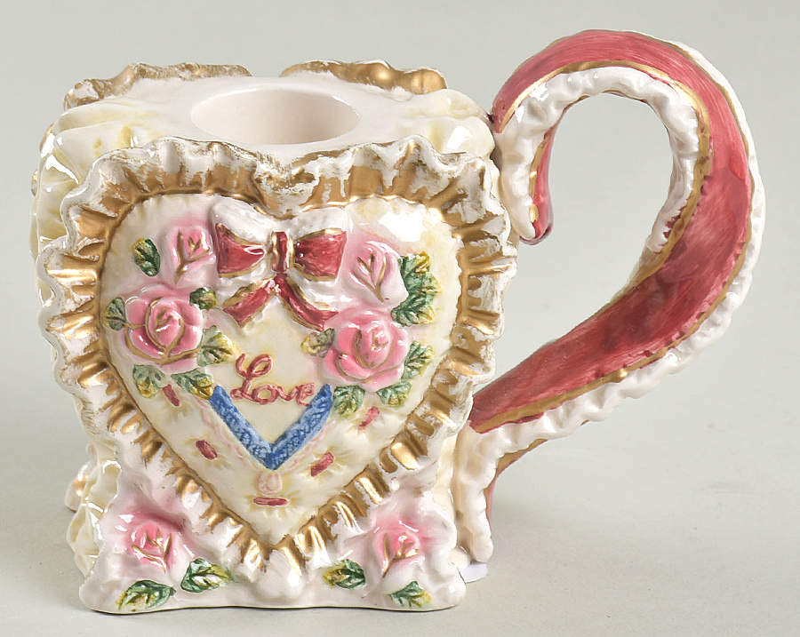 Sweetheart Handled Candleholder by Fitz & Floyd-1