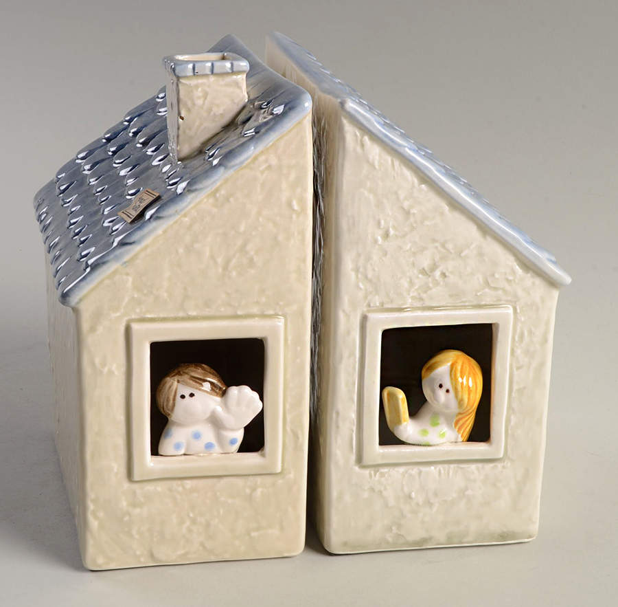 Neighbors China Bookend - Set of 2 by Fitz & Floyd-1