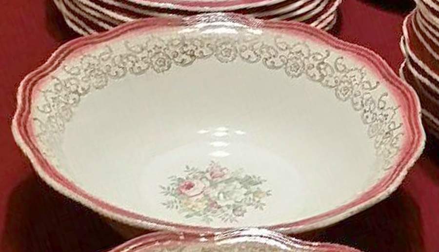 FSX189 9" Round Vegetable Bowl by French Saxon-1