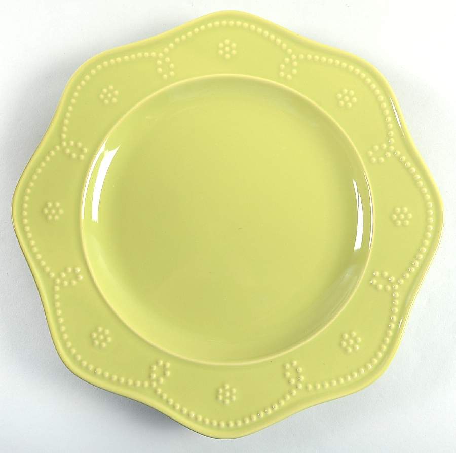 Fontinella Sprout (Light Green) Dinner Plate by Food Network-1