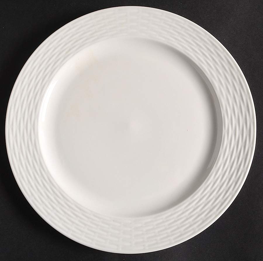 Basketweave Dinner Plate by Food Network-1