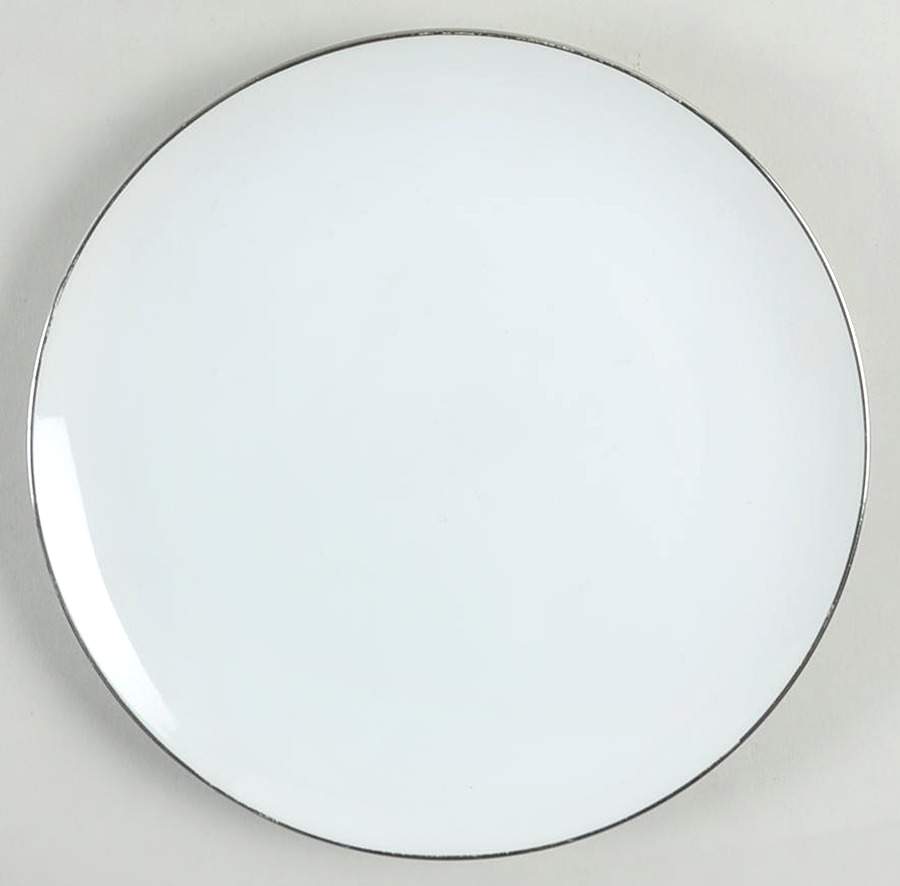 Aristocrat White Bread & Butter Plate by Fine China of Japan-1