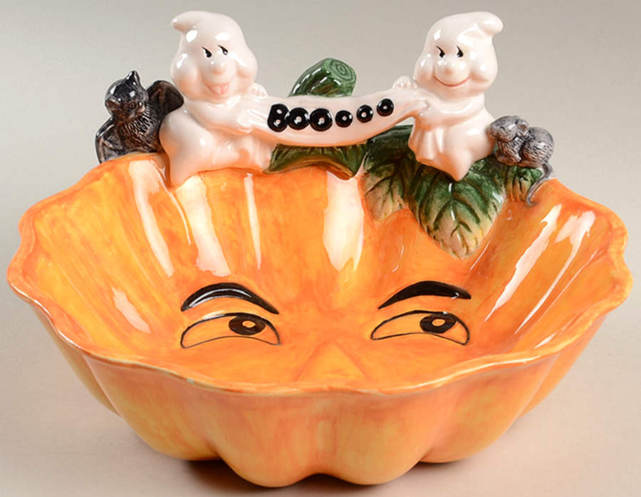 Halloween Party 9" Figural Serving Bowl by Fitz & Floyd-1