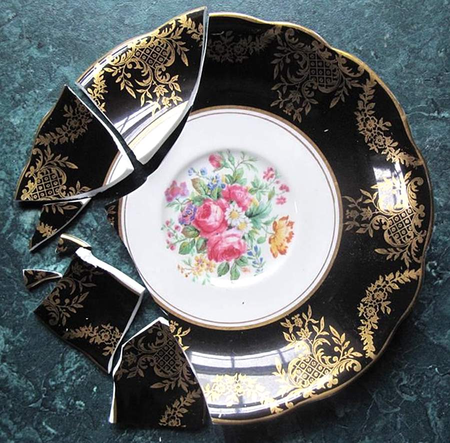 2889 Black Saucer by Foley-1