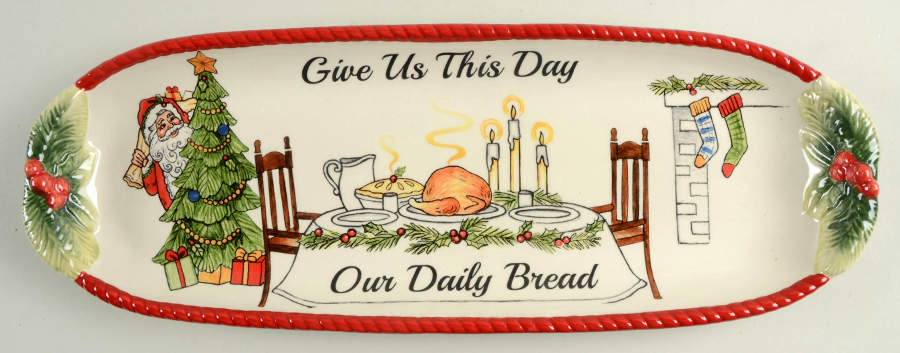 Night Before Christmas Bread Tray by Fitz & Floyd-1