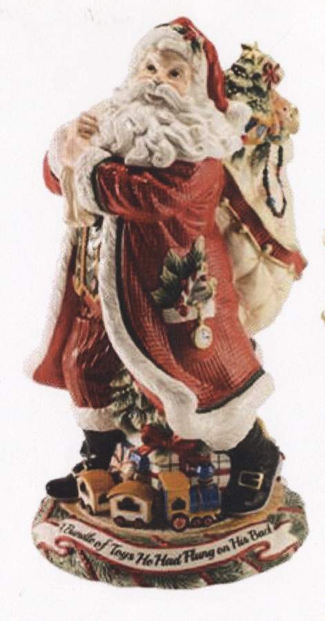 Night Before Christmas Large Figural Vase by Fitz & Floyd-1