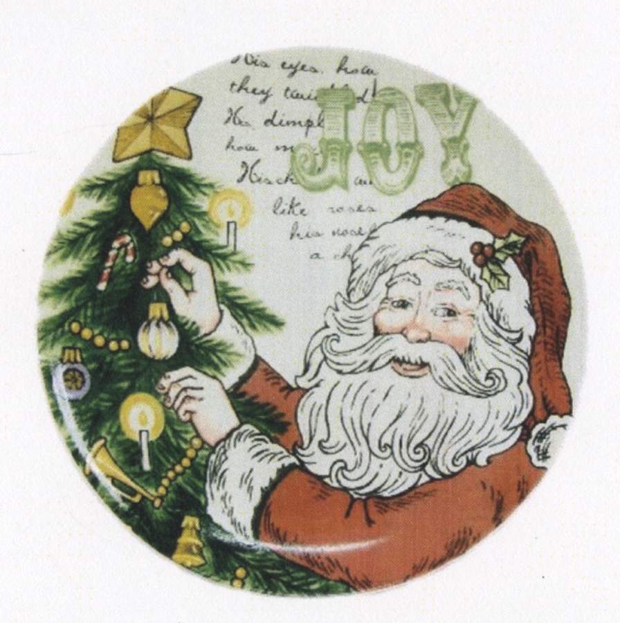 Night Before Christmas Accent Salad Plate by Fitz & Floyd-1