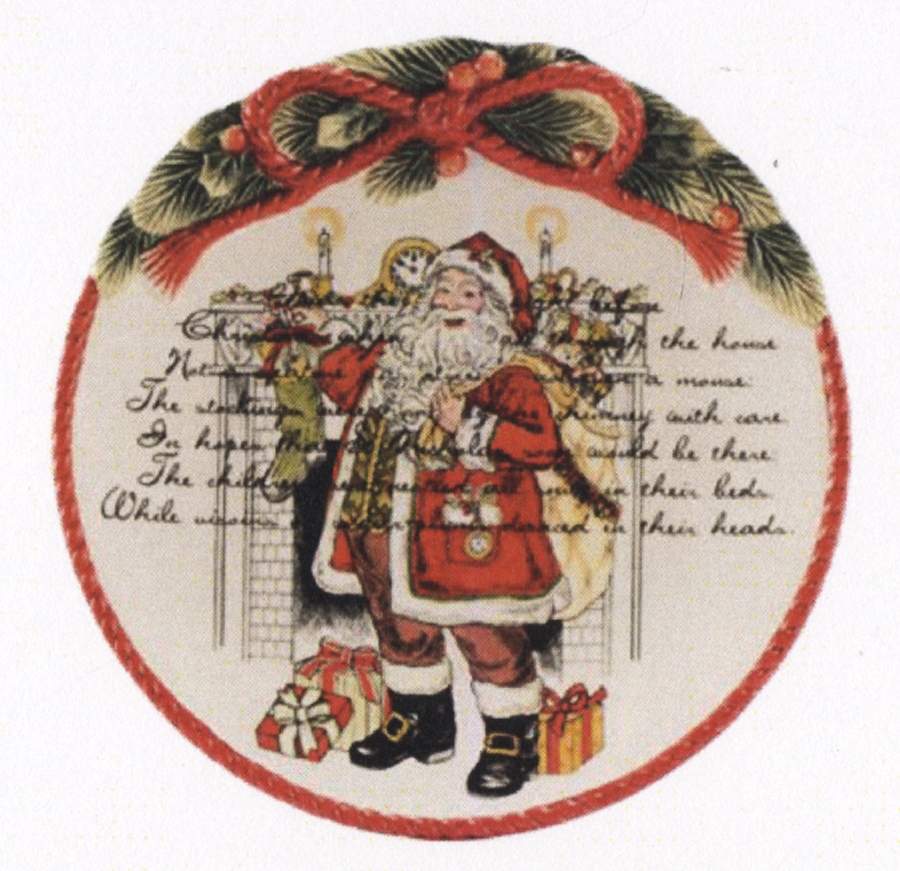 Night Before Christmas Canape Plate by Fitz & Floyd-1