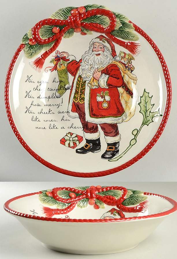 Night Before Christmas Centerpiece by Fitz & Floyd-1