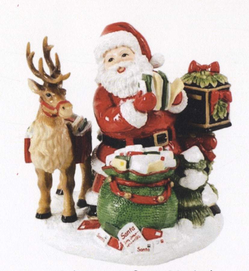 Letters To Santa Musical Figurine by Fitz & Floyd-1