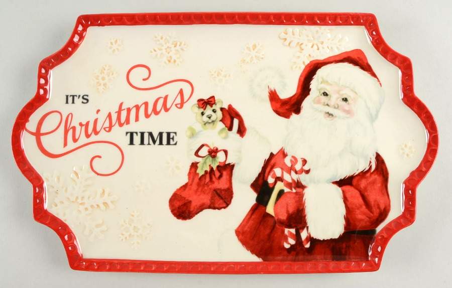 Letters To Santa Cookie Tray by Fitz & Floyd-1