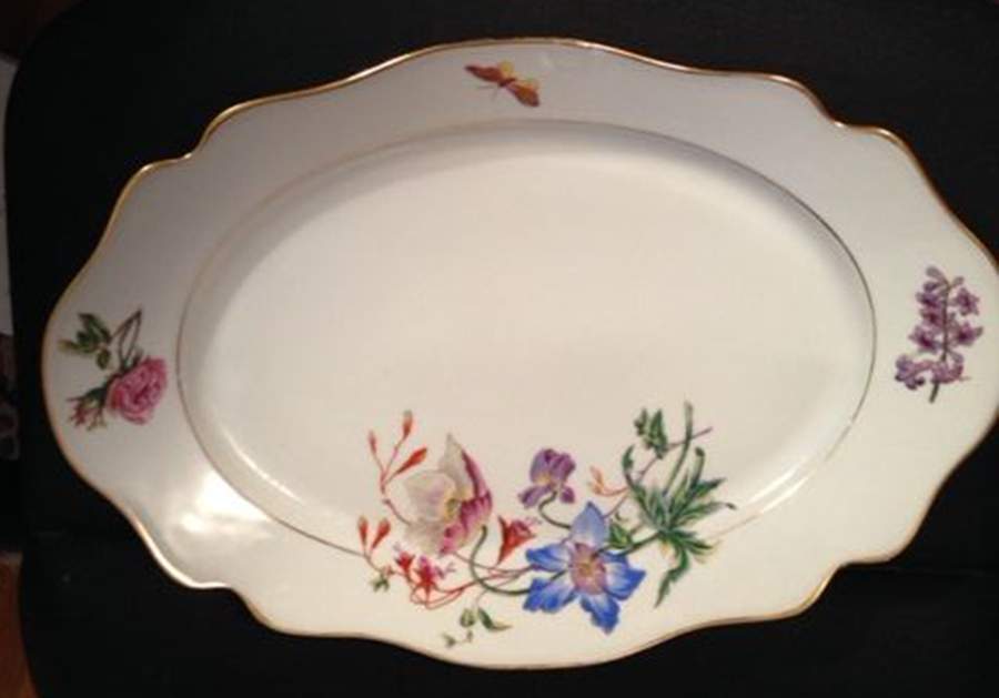 FAN137 14" Oval Serving Platter by France-1