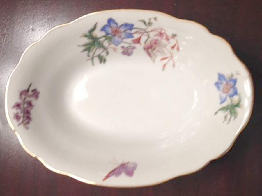 FAN137 9" Oval Vegetable Bowl by France-1
