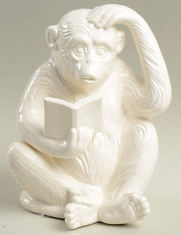 Monkey Business Single China Bookend by Fitz & Floyd-1